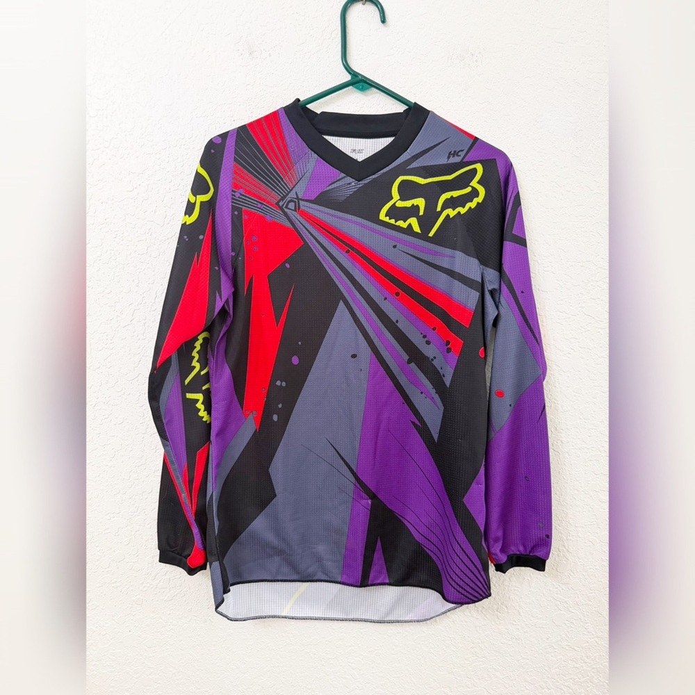 Fox Racing Undertow 12 Purple and Red Graphic Jersey - M
